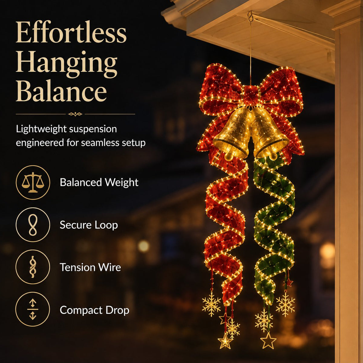 🎄Julemagisk spiralformet LED-lyskjede-kolleksjon