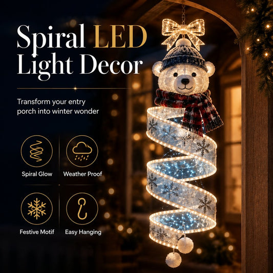 🎄Julemagisk spiralformet LED-lyskjede-kolleksjon