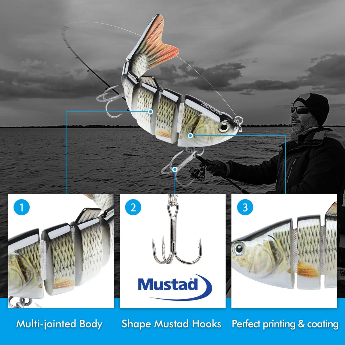 Livaktige fiskesluker med 6 ledd🎣