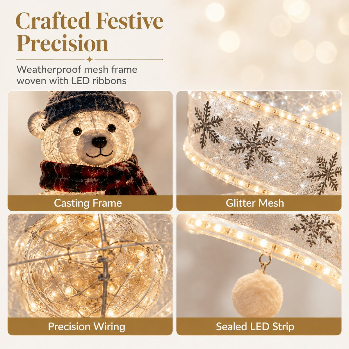 🎄Julemagisk spiralformet LED-lyskjede-kolleksjon