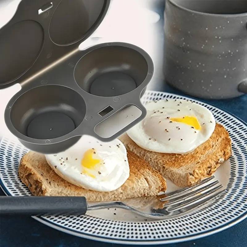 2026s bestselger 🥳🥚✨ Kjøp én, få én gratis! Mikrobølgeovns-eggkoker med to kamre – uten olje, rask tilberedning, laget av PP i næringsmiddelkvalitet, mange bruksområder. Det perfekte valget på travle morgener – en sunn frokost klar på få minutter! ⚡🍳