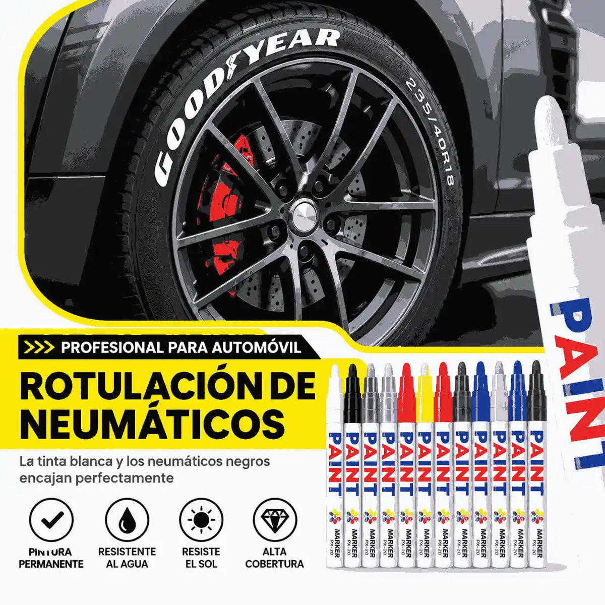 🏎️Wheel Armor – spesialmarkør for flere overflater på kjøretøy