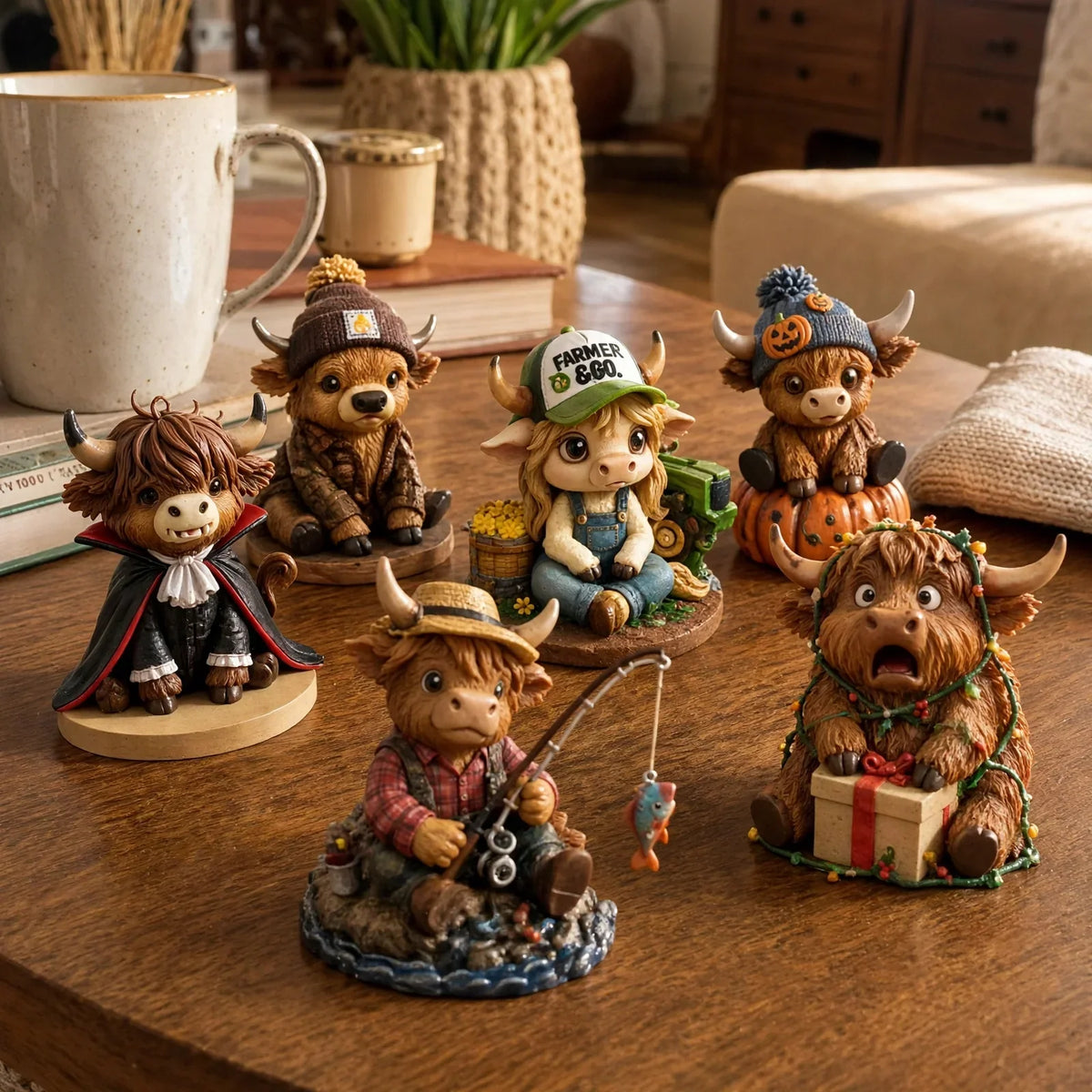 🎄Julekalender med 24 luker – Highland Cow