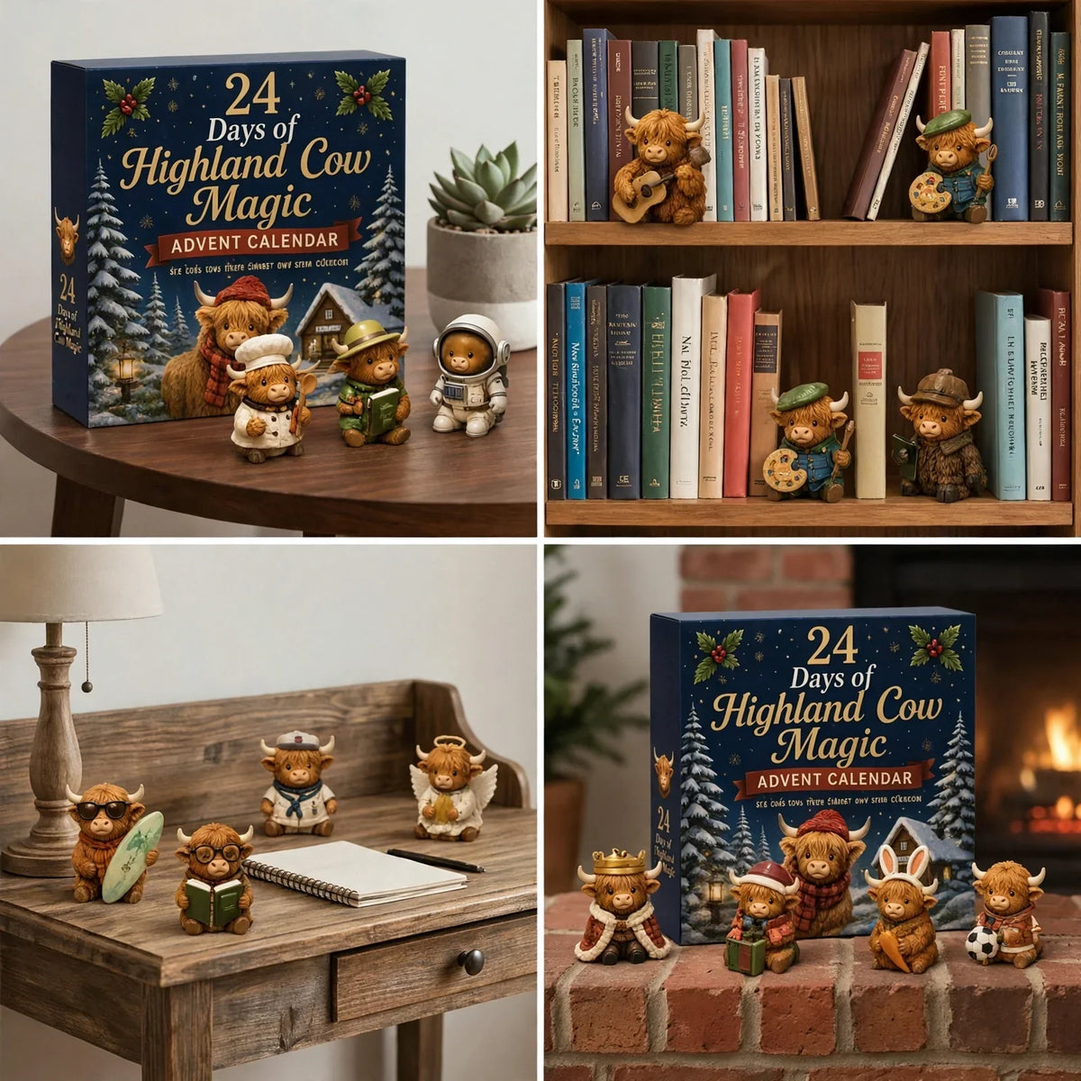 🎄Julekalender med 24 luker – Highland Cow