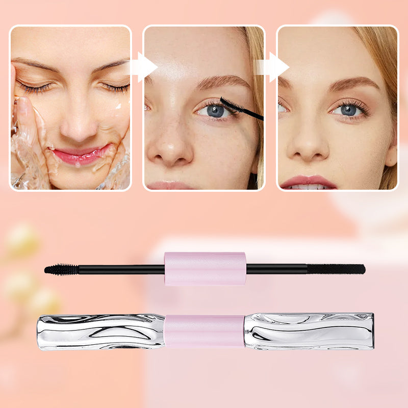 💄KJØP 1, FÅ 1 GRATIS! ⚡ 2-i-1 mascara som gir langvarig volum og krøller – smussfast, skånsom, multifunksjonell ✨