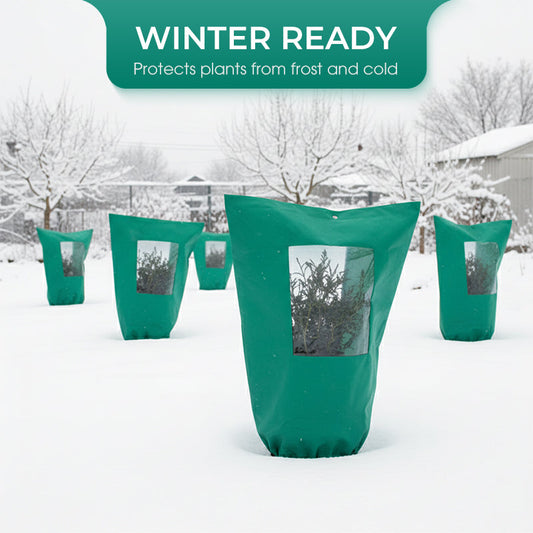 🌱 Spar 50 %! ❄️ Vintertrekk til planter – glidelås og snøring for frostbeskyttelse✨