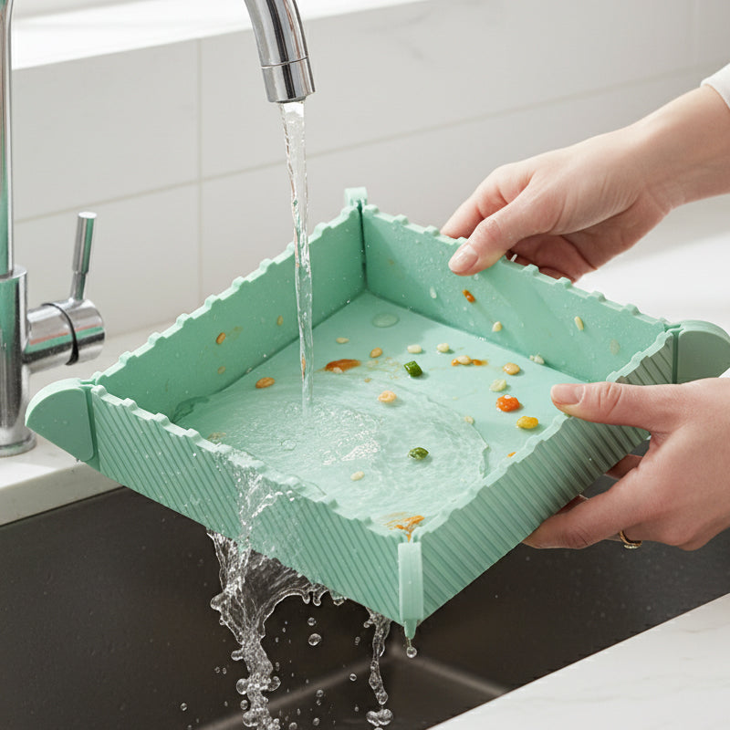 🎁I en begrenset periode: 49 % rabatt 🍳 Magnetisk gryteunderlag i silikon 🧲 | Sammenleggbart gryteunderlag og lite kjøkkenbrett
